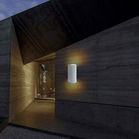 Applique Doppia Luce Led 10w Nero Bianco Lampada Parete Up Down Faretto Esterno Articoli da Giardino > Illuminazione da esterno > Applique da esterno Trade Shop italia - Napoli, Commerciovirtuoso.it