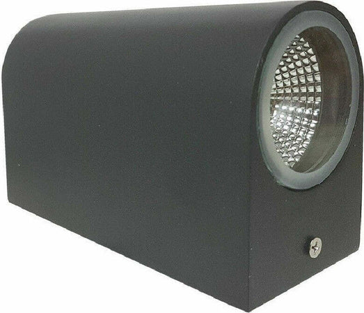 Applique Doppia Luce Led 10w Nero Bianco Lampada Parete Up Down Faretto Esterno Articoli da Giardino > Illuminazione da esterno > Applique da esterno Trade Shop italia - Napoli, Commerciovirtuoso.it