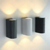 Applique Doppia Luce Led 10w Nero Bianco Lampada Parete Up Down Faretto Esterno Articoli da Giardino > Illuminazione da esterno > Applique da esterno Trade Shop italia - Napoli, Commerciovirtuoso.it