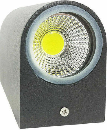 Applique Doppia Luce Led 10w Nero Bianco Lampada Parete Up Down Faretto Esterno Articoli da Giardino > Illuminazione da esterno > Applique da esterno Trade Shop italia - Napoli, Commerciovirtuoso.it