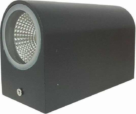 Applique Doppia Luce Led 10w Nero Bianco Lampada Parete Up Down Faretto Esterno Articoli da Giardino > Illuminazione da esterno > Applique da esterno Trade Shop italia - Napoli, Commerciovirtuoso.it