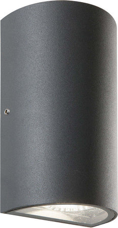 APPLIQUE-DOPPIO-LED-'TRUMP'-12-W-700-lumen---grigio-Sovil