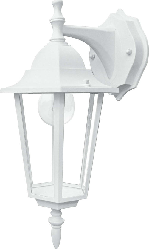 Applique Down Milano Bianco 1Xe27 Ip44 20,8X36X17Cm Illuminazione/Illuminazione per esterni/Lampade da parete Led Mall Home - Napoli, Commerciovirtuoso.it