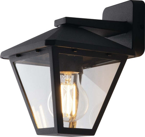 Applique Down Prisma Antracite 1Xe27 Ip44 19,1X21,8X16Cm Illuminazione/Illuminazione per esterni/Lampade da parete Led Mall Home - Napoli, Commerciovirtuoso.it