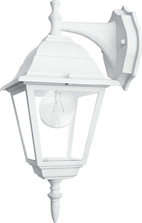 Applique Down Roma Bianco 1Xe27 Ip44 19,5X35X14,6Cm Illuminazione/Illuminazione per esterni/Lampade da parete Led Mall Home - Napoli, Commerciovirtuoso.it