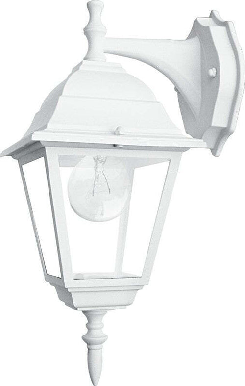 Applique Down Roma Bianco 1Xe27 Ip44 19,5X35X14,6Cm Illuminazione/Illuminazione per esterni/Lampade da parete Led Mall Home - Napoli, Commerciovirtuoso.it