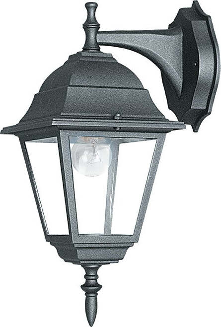 Applique Down Roma Nera 1Xe27 Ip44 19,5X35X14,6Cm Illuminazione/Illuminazione per esterni/Lampade da parete Led Mall Home - Napoli, Commerciovirtuoso.it