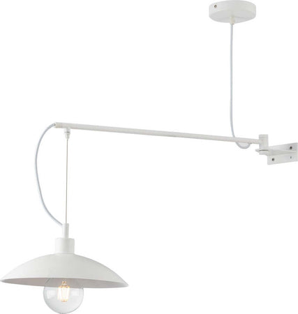 Applique Eldorado Bianco 1Xe27 128X83X30Cm Illuminazione/Illuminazione per interni/Illuminazioni per pareti/Applique Led Mall Home - Napoli, Commerciovirtuoso.it