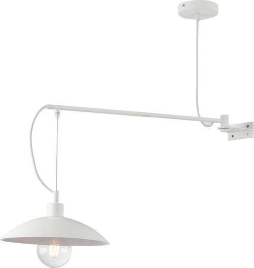 Applique Eldorado Bianco 1Xe27 128X83X30Cm Illuminazione/Illuminazione per interni/Illuminazioni per pareti/Applique Led Mall Home - Napoli, Commerciovirtuoso.it