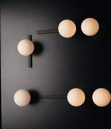 Applique Enoire Nero 2Xe14 14X60X16,5Cm Illuminazione/Illuminazione per interni/Illuminazioni per pareti/Applique Led Mall Home - Napoli, Commerciovirtuoso.it