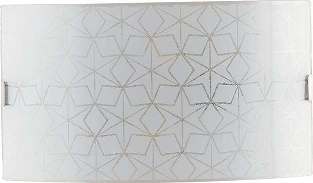 Applique Esagram Bianca 2Xe27 35X20Cm Illuminazione/Illuminazione per interni/Illuminazioni per pareti/Applique Led Mall Home - Napoli, Commerciovirtuoso.it