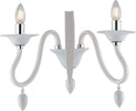 Applique Estefan Bianco 2Xe14 39X29X23Cm Illuminazione/Illuminazione per interni/Illuminazioni per pareti/Applique Led Mall Home - Napoli, Commerciovirtuoso.it