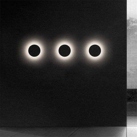 Applique Esterno 12w Nera Tonda Slim Ip65 Alluminio Luce Naturale 4000k Xc-9286 Illuminazione/Illuminazione per esterni/Lampade da parete Trade Shop italia - Napoli, Commerciovirtuoso.it