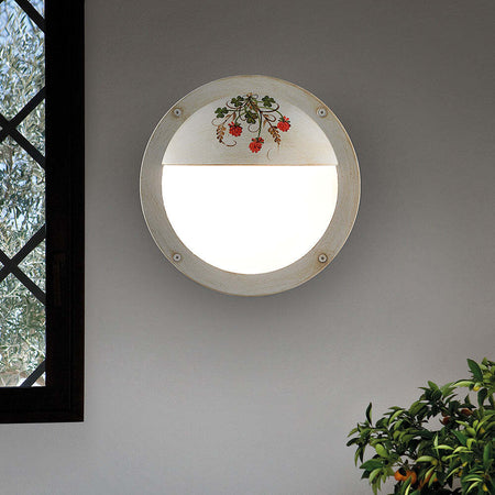 Applique-Esterno-Classica-Brindisi-Metallo-Ceramica-Bianco-Sfumato-1-Luce-G9