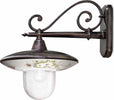 Applique-Esterno-Classica-Latina-Metallo-E-Ceramica-Nero-Sfumato-Rame-1-Luce-E27