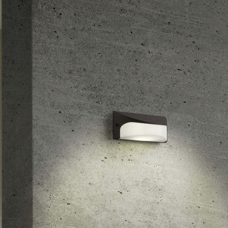 Applique-esterno-classico-Sovil-DOME-99145-27-LED-alluminio-lampada-parete