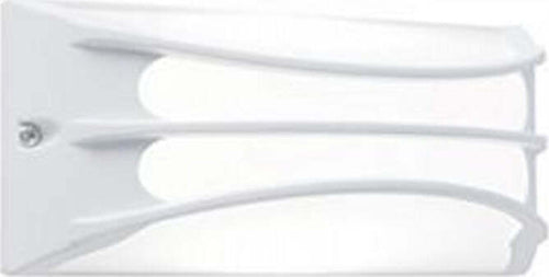 Applique-Esterno-Contemp.-Bra-Alluminio-E-Termoplastica-Bianco-Led-10W-4000K