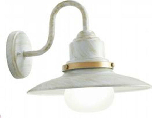 Applique-Esterno-Contemporanea-Fisher-Alluminio-E-Vetro-Bianco-E-Oro-1-Luce-E27