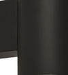 Applique-Esterno-Contemporanea-Rochester-Acciaio-Nero-Vetro-Bianco-2-Luci-Gu10