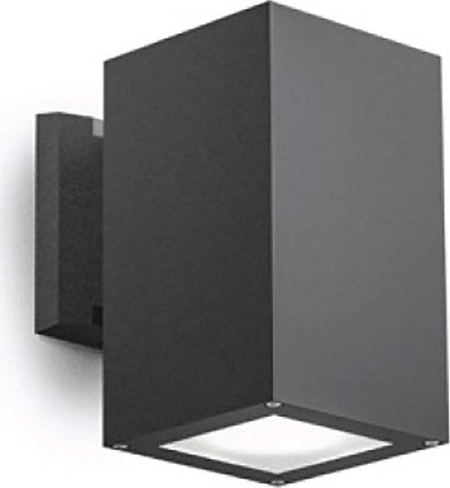 Applique-esterno-Gea-Led-AMON-QM-GES1013-IP65-E27-LED-lampada-parete-moderna-monoemissione