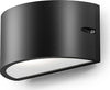 Applique-esterno-Gea-Led-LAN-LED-IP54-GES1051-E27-lampada-parete-biemissione-moderna
