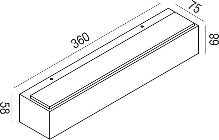 Applique-esterno-Gea-Led-NOX-LED-IP65-GES964-lampada-parete-biemissione-moderna