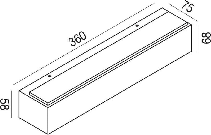 Applique-esterno-Gea-Led-NOX-LED-IP65-GES965-lampada-parete-biemissione-classica