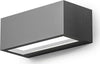 Applique-esterno-Gea-Led-RUHM-LED-IP65-GES970-lampada-parete-biemissione-moderna