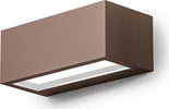 Applique-esterno-Gea-Led-RUHM-LED-IP65-GES972-lampada-parete-biemissione-classica
