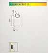 Applique-esterno-Gea-Led-VEJO-B-GES903-GU10-LED-IP44-moderno-lampada-parete-biemissione