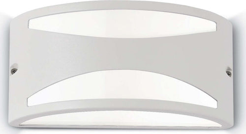 Applique-esterno-Ideal-Lux-REX-3-AP1-092430-E27-LED-IP44-alluminio-lampada-parete