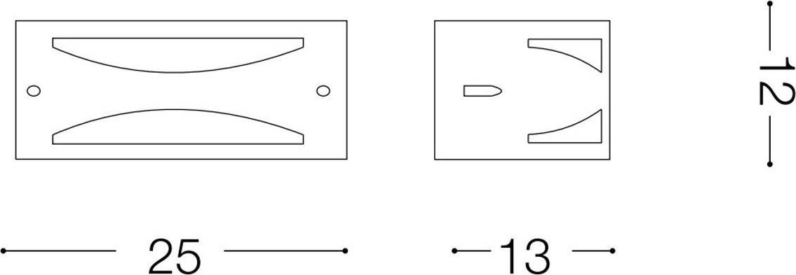 Applique-esterno-Ideal-Lux-REX-3-AP1-092447-E27-LED-IP44-alluminio-lampada-parete