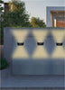 Applique-Esterno-Led-16-W-Crown-Ip65-Up-&-Down-Nero-Luce-Calda-Fredda-Natural