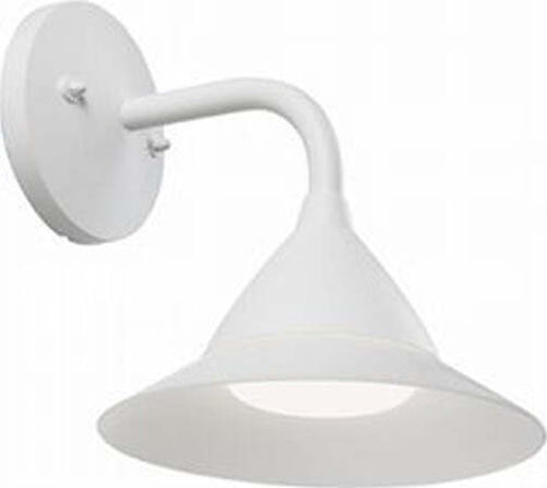 Applique-Esterno-Moderna-Petunia-Alluminio-E-Termoplastica-Bianco-Led-20W-4000K