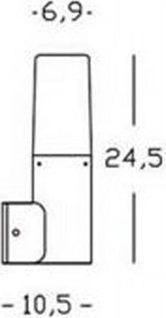 Applique-Esterno-Moderna-Stem-Alluminio-E-Materie-Plastiche-Grigio-1-Luce-E27