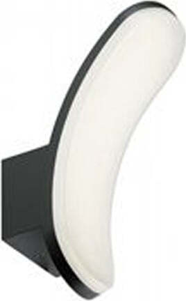 Applique-Esterno-Moderna-Virgola-Alluminio-E-Termoplastica-Grigio-Led-15W-4000K