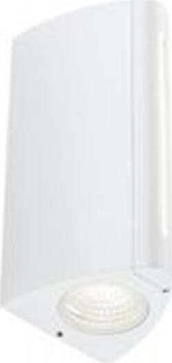 Applique-Esterno-Moderna-Vision-Alluminio-E-Termoplastica-Bianco-Led-8+4W-4000K