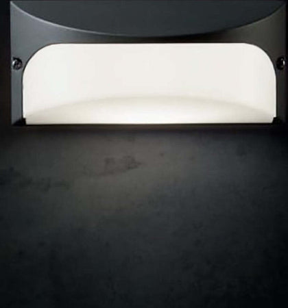 Applique-esterno-moderno-Sovil-DOME-99145-LED-alluminio-lampada-parete