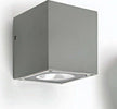 Applique-esterno-Pan-International-BOXER-LED-DOWN-IP54-lampada-parete-giardino