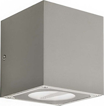 Applique-esterno-Pan-International-BOXER-LED-UP-DOWN-IP54-lampada-parete-giardino