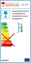Applique-esterno-rustico-Lampadari-Bartalini-CRISGO-AB30-E27-LED-ottone-lampada-parete