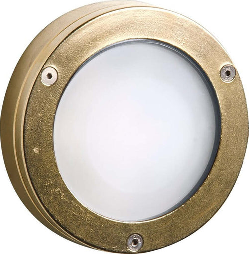 Applique-esterno-rustico-Lampadari-Bartalini-SOL-1-OV-831-AO-GX53-LED-ottone-lampada-parete-soffitto