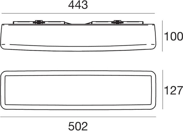 Applique-esterno-sensore-Linea-Light-MYWHITE-B-SENSOR-7810S-17W-LED-IP65-lampada-parete-soffitto-polietilene