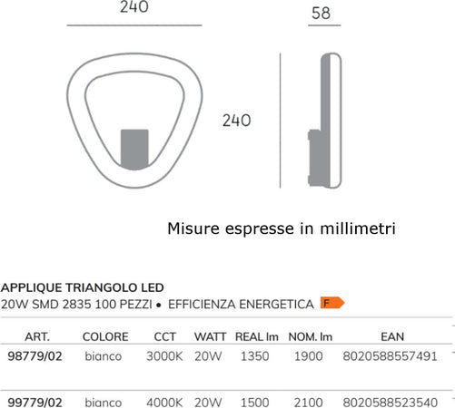Applique-esterno-Sovil-DAPHNE-99779-98779-LED-IP65-bianco-lampada-parete-giardino