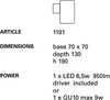 Applique-esterno-Toscot-HANS-1191-GU10-LED-IP55-lampada-parete-biemissione-rustica