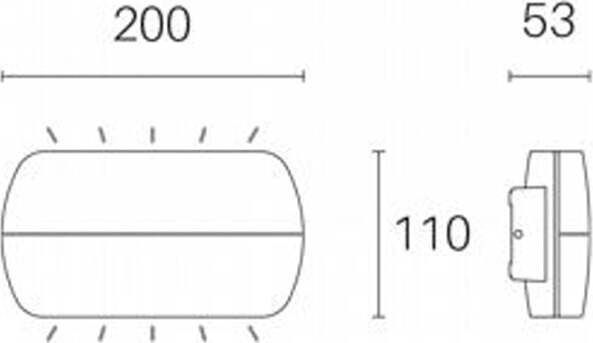 Applique-Esterno/Interno-Pillow-Alluminio-E-Termoplastica-Grigio-Led-5+5W-4000K