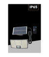 Applique Faretto Solare Da Esterno Con Pannello Sensore Luce Fredda Ip65 Sw2881-f