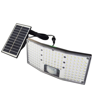 Applique Faretto Solare Da Esterno Con Pannello Sensore Luce Fredda Ip65 Sw2881-f