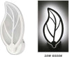 Applique Foglia A Parete 7 Watt Lampada Abat Jour Luce Fredda Calda Naturale E32  Trade Shop italia - Napoli, Commerciovirtuoso.it