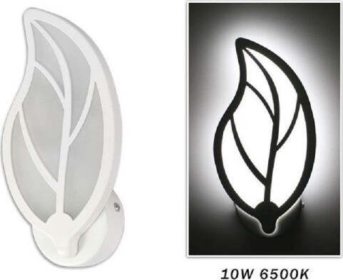 Applique Foglia A Parete 7 Watt Lampada Abat Jour Luce Fredda Calda Naturale E32  Trade Shop italia - Napoli, Commerciovirtuoso.it